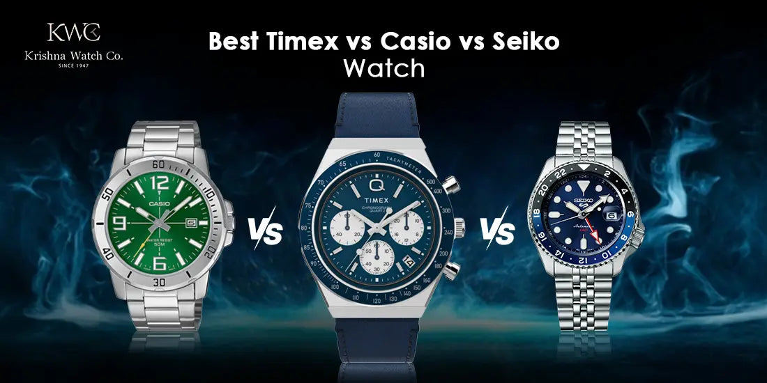 Timex vs. Casio vs. Seiko – Which is the Best Budget Watch Brand