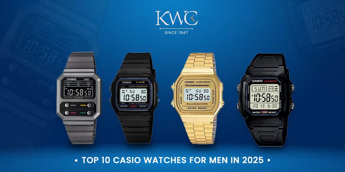 Top 10 Casio Watches for Men in 2025 - KRISHNA WATCH COMPANY