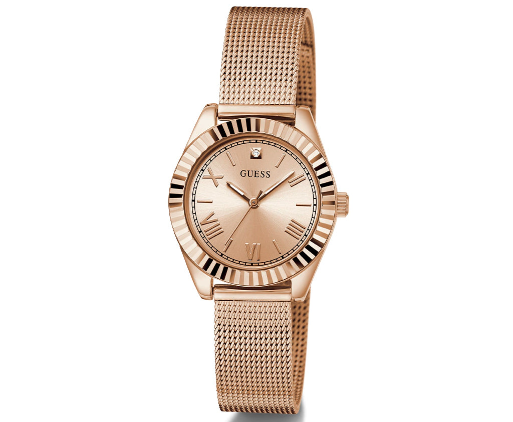 GUESS Ladies Rose Gold Tone Analog Watch - GW0842L3 - KRISHNA WATCH COMPANY