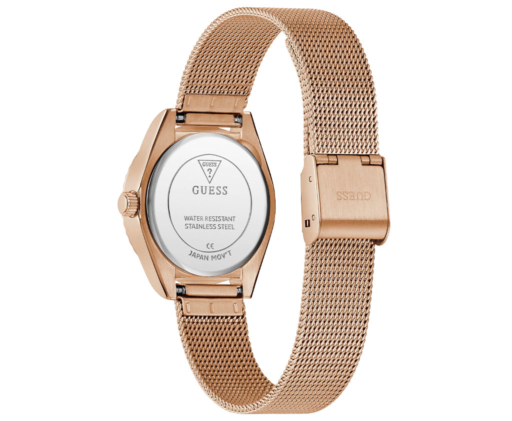 GUESS Ladies Rose Gold Tone Analog Watch - GW0842L3 - KRISHNA WATCH COMPANY
