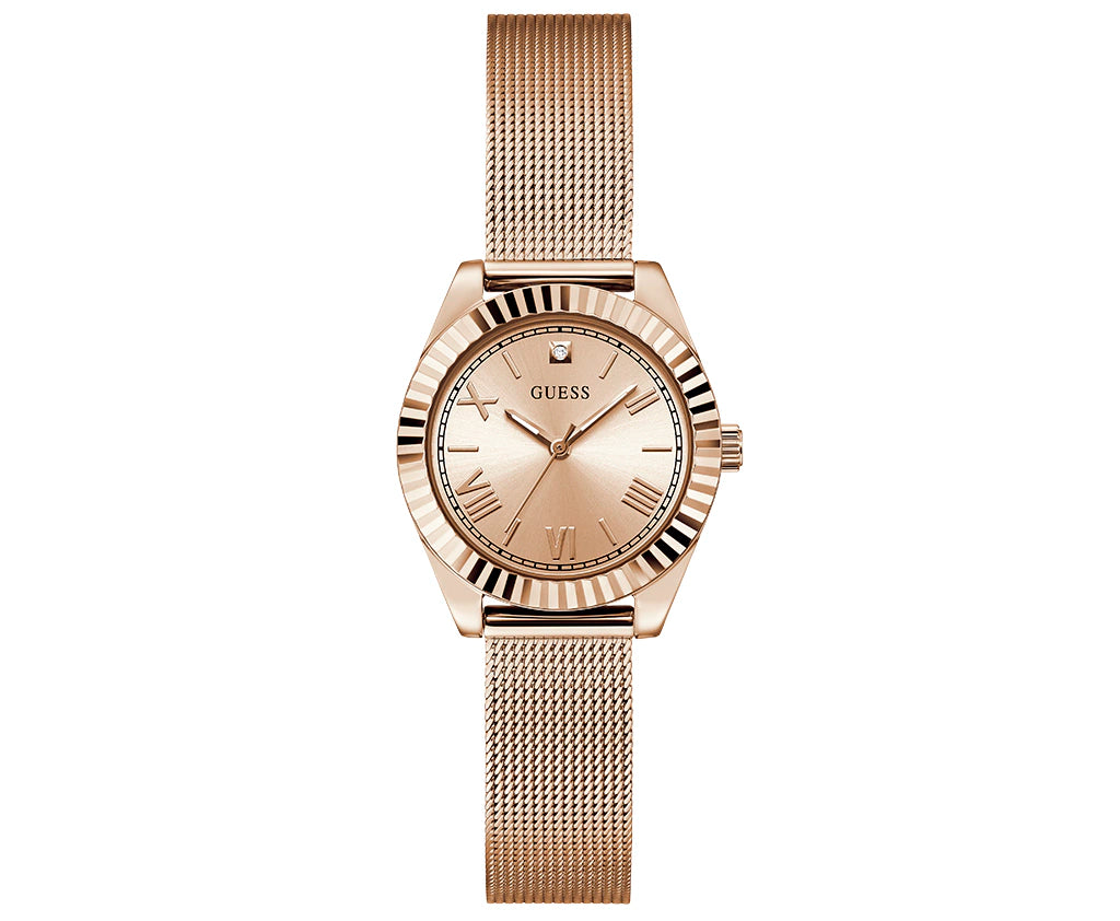 GUESS Ladies Rose Gold Tone Analog Watch - GW0842L3 - KRISHNA WATCH COMPANY