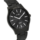 ALBA Metallic Black Strap Watch ARX005X1