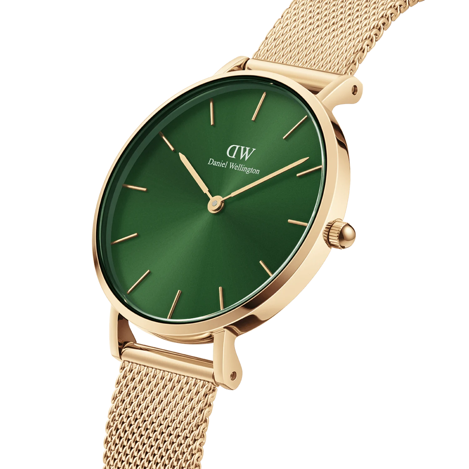 Daniel Wellington Petite Women Green Round Dial Analog Watch - DW00100480K - KRISHNA WATCH COMPANY