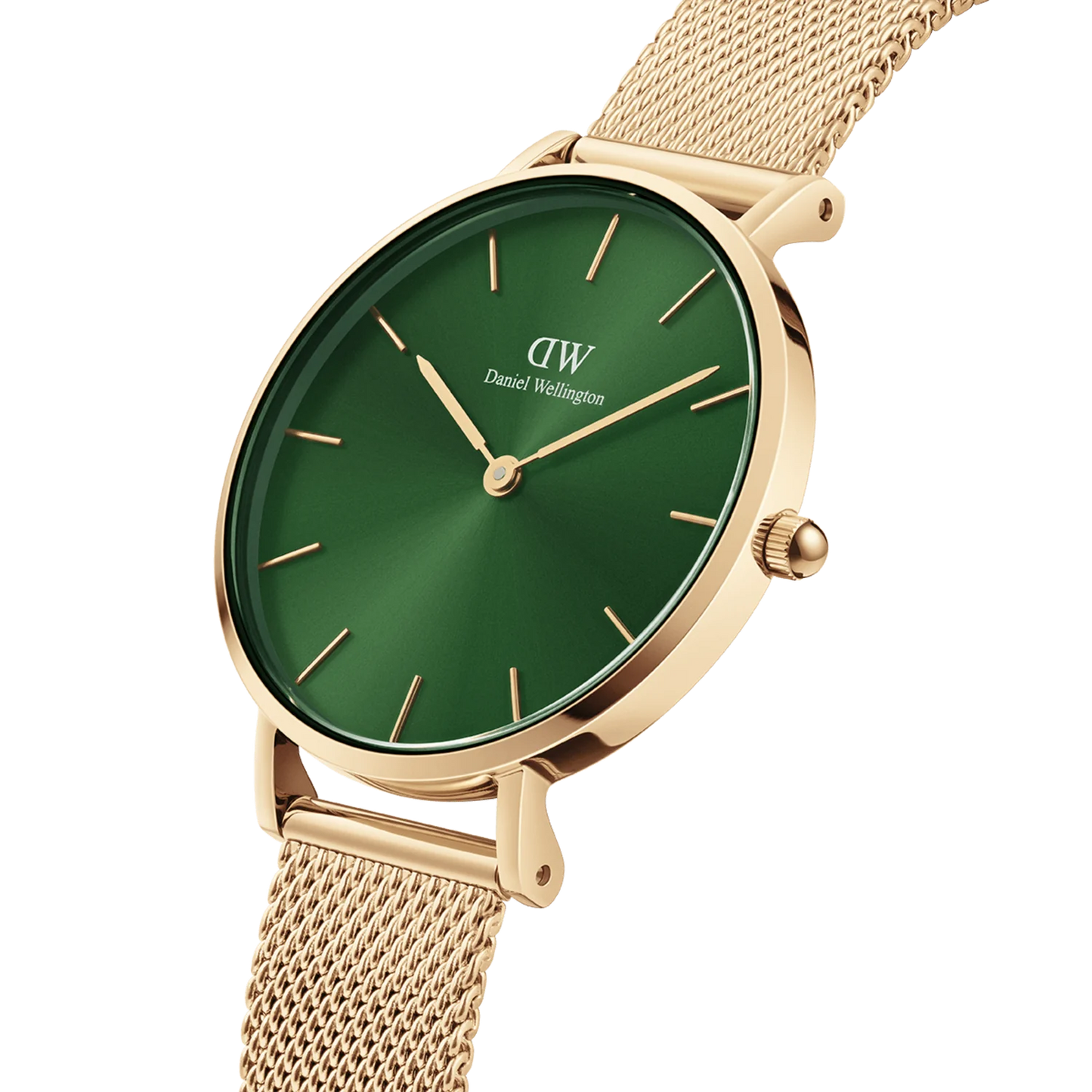 Daniel Wellington Petite Women Green Round Dial Analog Watch - DW00100480K