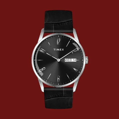 Timex Men Black Dial Analog Watch - TWEG25507 - KRISHNA WATCH COMPANY