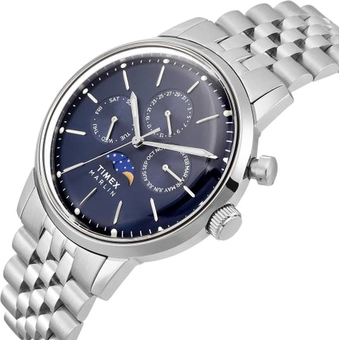 Timex Marlin Moon Phase Men's Watch - TWEG26802 - KRISHNA WATCH COMPANY