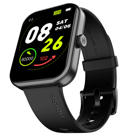 NOISE COLORFIT PULSE 2 MAX JET BLACK - KRISHNA WATCH COMPANY