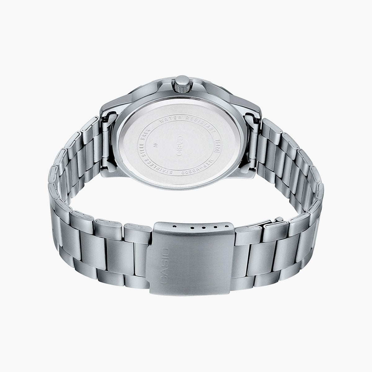 CASIO Silver Multi-Dial - Men's Watch ENTICER MTP-VD300D-2EUDF (A1749) - KRISHNA WATCH COMPANY