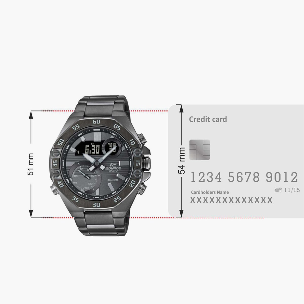 Casio Edifice ECB-10DC-1BDF - ED525 - KRISHNA WATCH COMPANY
