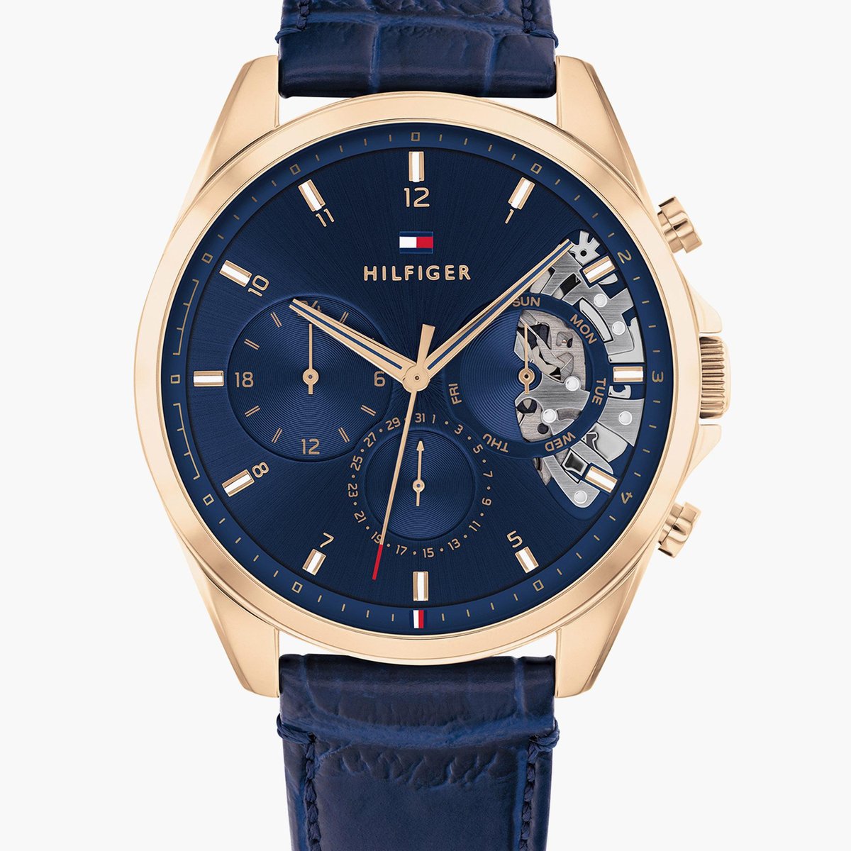 Tommy Hilfiger Quartz Multifunction Blue Dial Watch for Men th1710451 - KRISHNA WATCH COMPANY