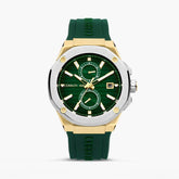CERRUTI 1881 36 mm Green Dial Silicone Analogue Watch For Men - CECIWGQ0006903W