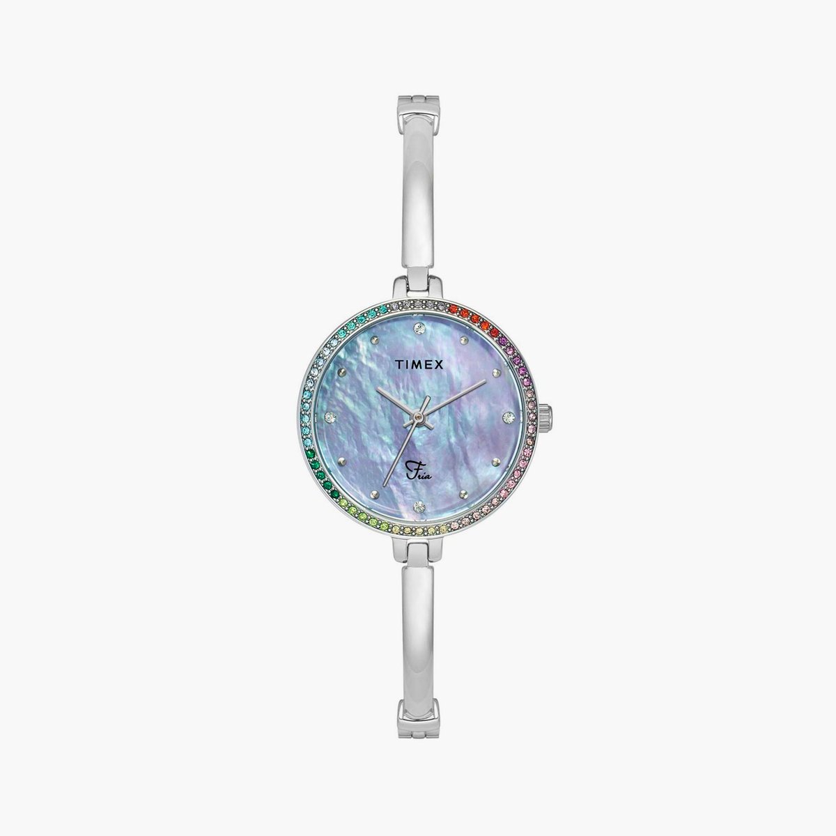 Timex Fria Round 29mm Blue Dial Analog Women Watch - TWEL18404 - KRISHNA WATCH COMPANY
