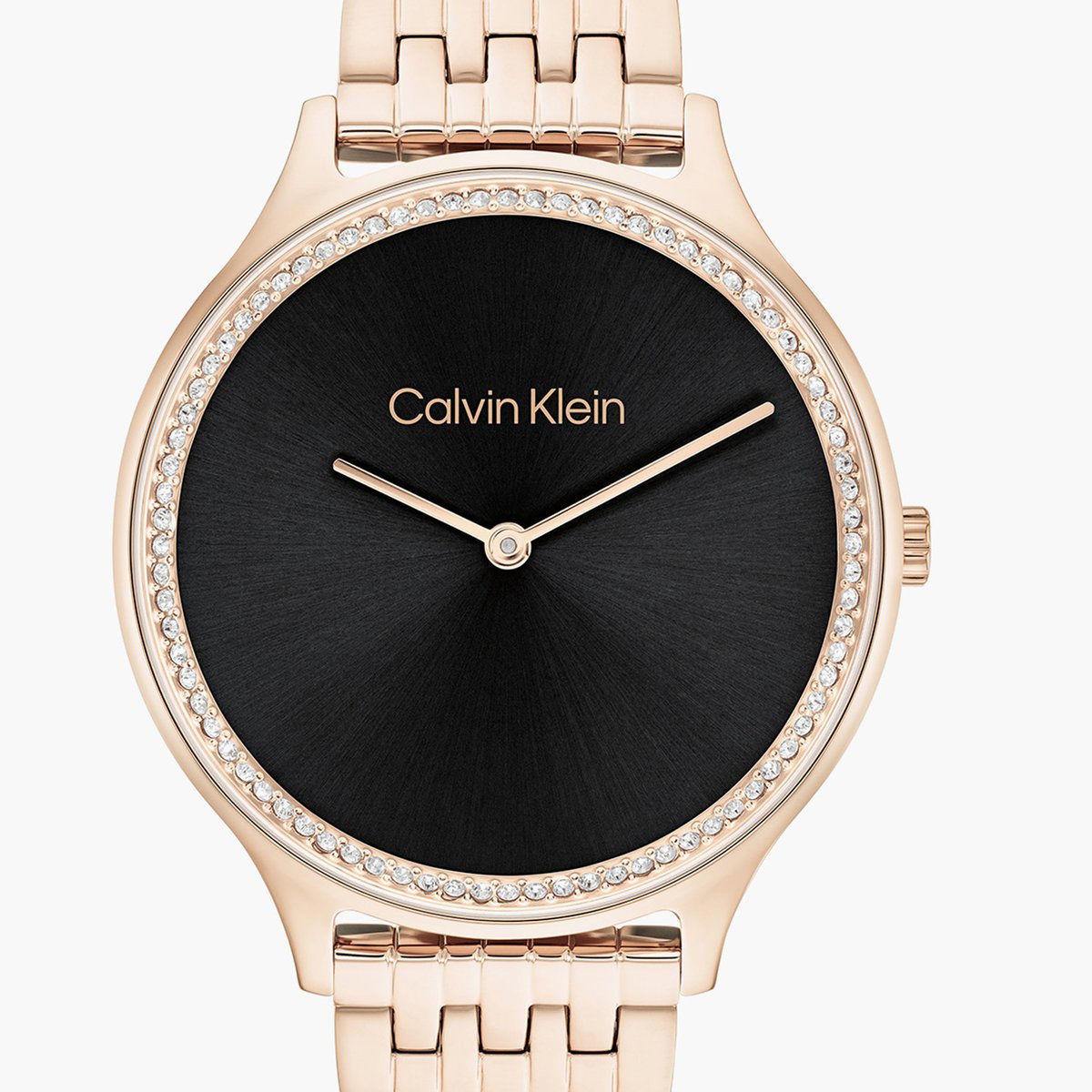 Calvin Klein Quartz Female Analog Black Stainless Steel Watch 25100003 - KRISHNA WATCH COMPANY