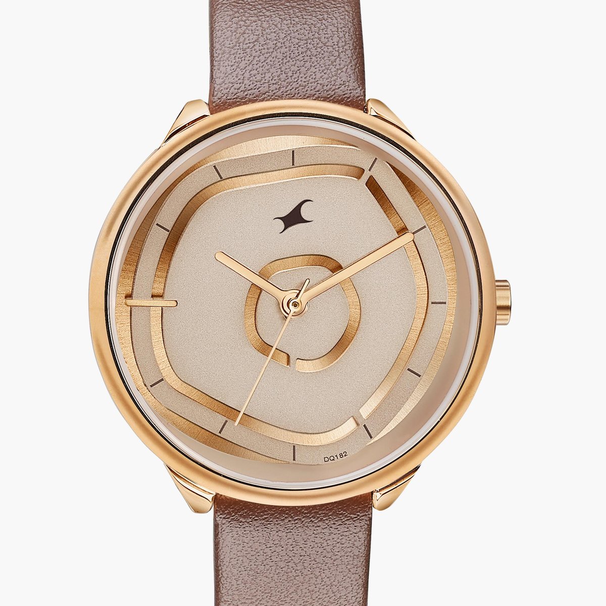 FASTRACK Women Leather Strap Analog Watch - 6303WL01 - KRISHNA WATCH COMPANY