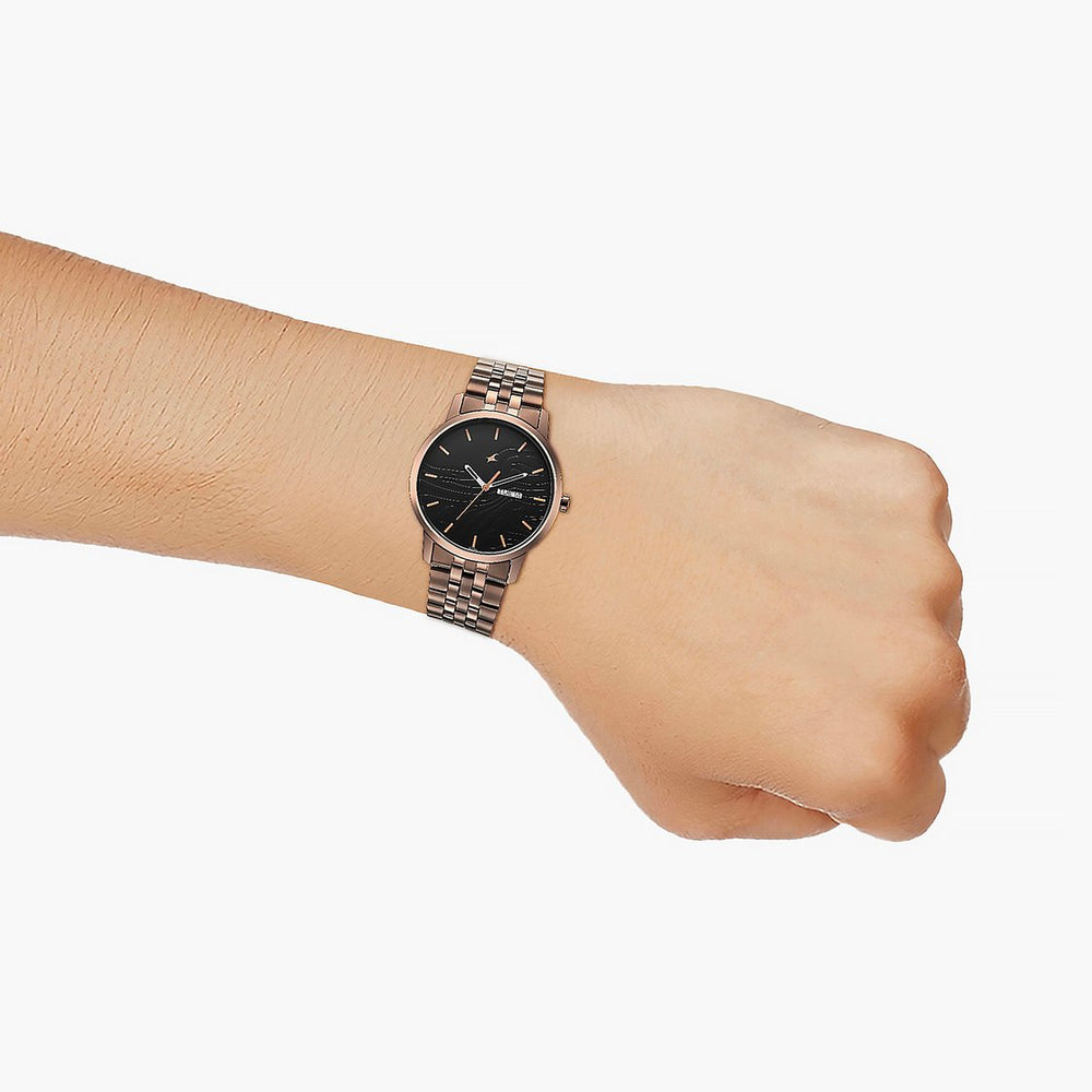 Fastrack Urban Camo Black Dial Watch for Guys - 3295QM01 - KRISHNA WATCH COMPANY