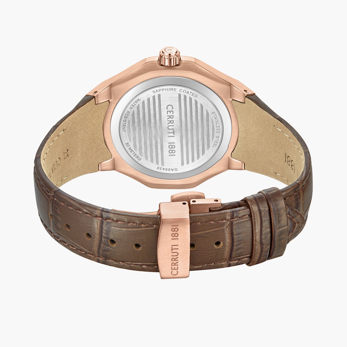 CERRUTI 1881 Men Leather Strap Analog Watch - CECIWGA0043003 - KRISHNA WATCH COMPANY