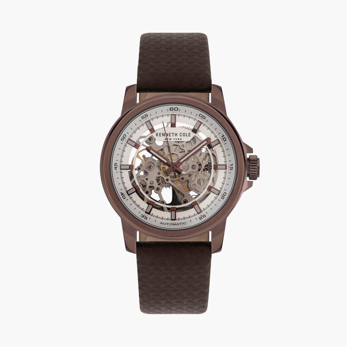 KENNETH COLE Men Skeleton Automatic Watch with Interchangeable Straps - KCWGY2104102MN - KRISHNA WATCH COMPANY