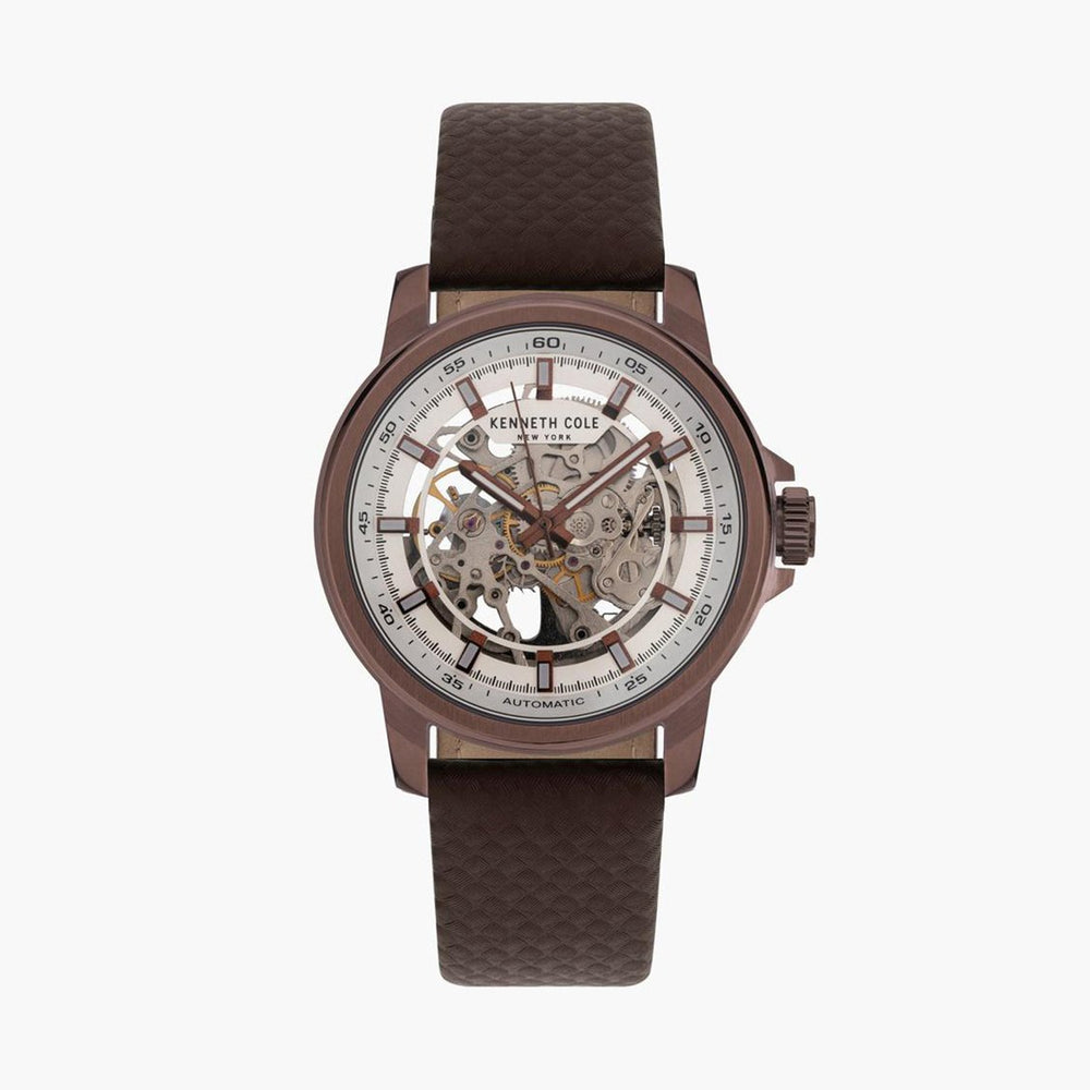 KENNETH COLE Men Skeleton Automatic Watch with Interchangeable Straps - KCWGY2104102MN - KRISHNA WATCH COMPANY