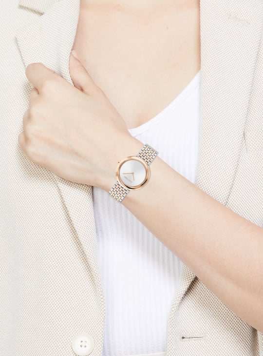 CALVIN KLEIN Twisted Bezel Women Quartz Watch - 25100070 - KRISHNA WATCH COMPANY