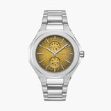 CERRUTI 1881 Multifunction 35 mm Brown Dial Stainless Steel Analogue Watch for Men - CECIWGK0050803