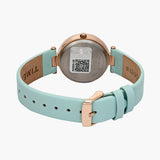 Timex Roman Tiffany Blue Dial Analog Women's Watch - TWEL19210