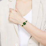 TIMEX Fria Women Green Square Dial Analog Watch - TWEL21000