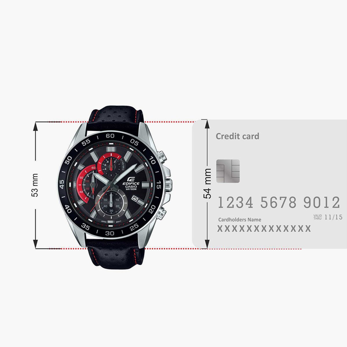Casio Edifice EFV-550L-1AVUDF - ED557 - KRISHNA WATCH COMPANY