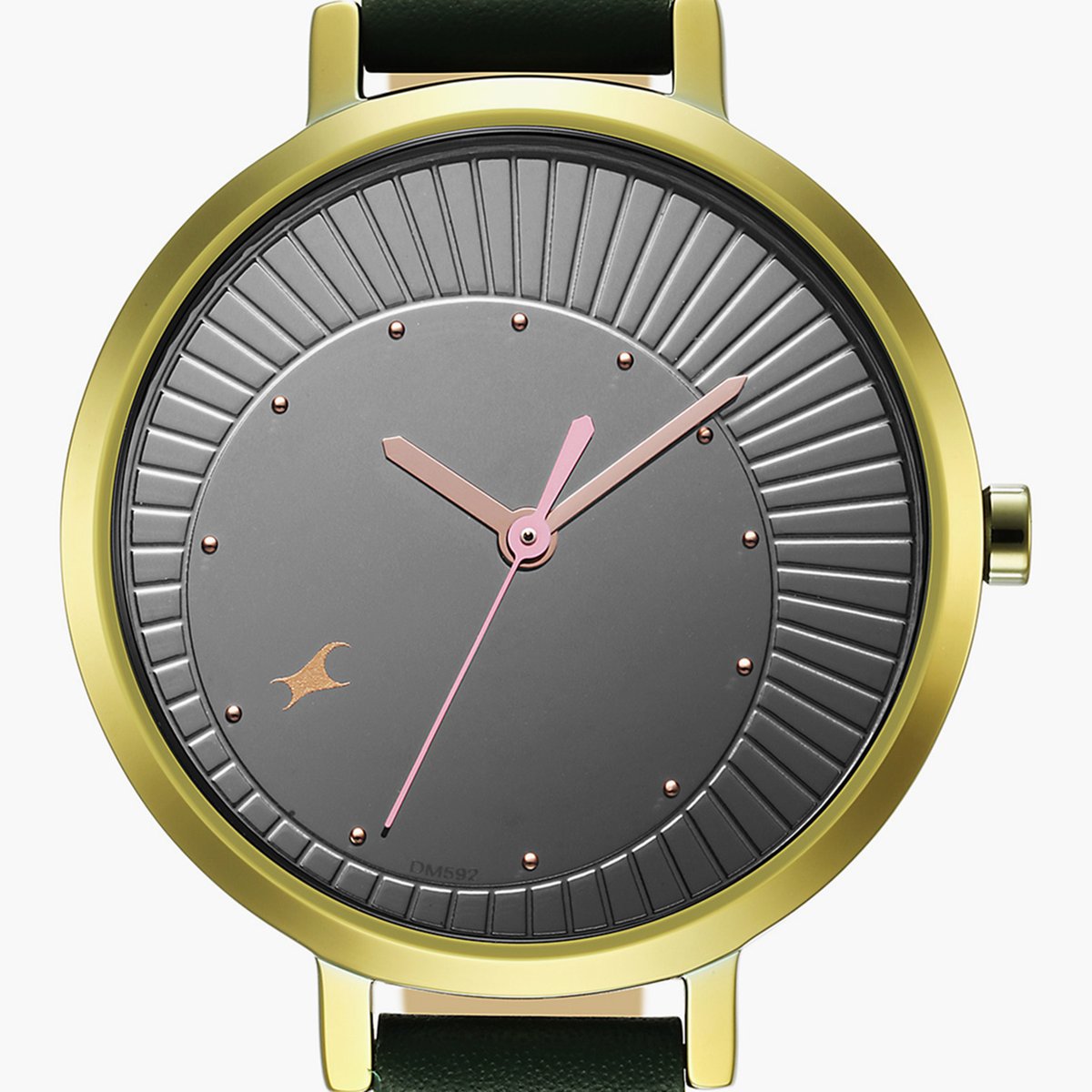 Fastrack Style Up Black Dial Leather Strap Watch for Girls 6230QL01 - KRISHNA WATCH COMPANY