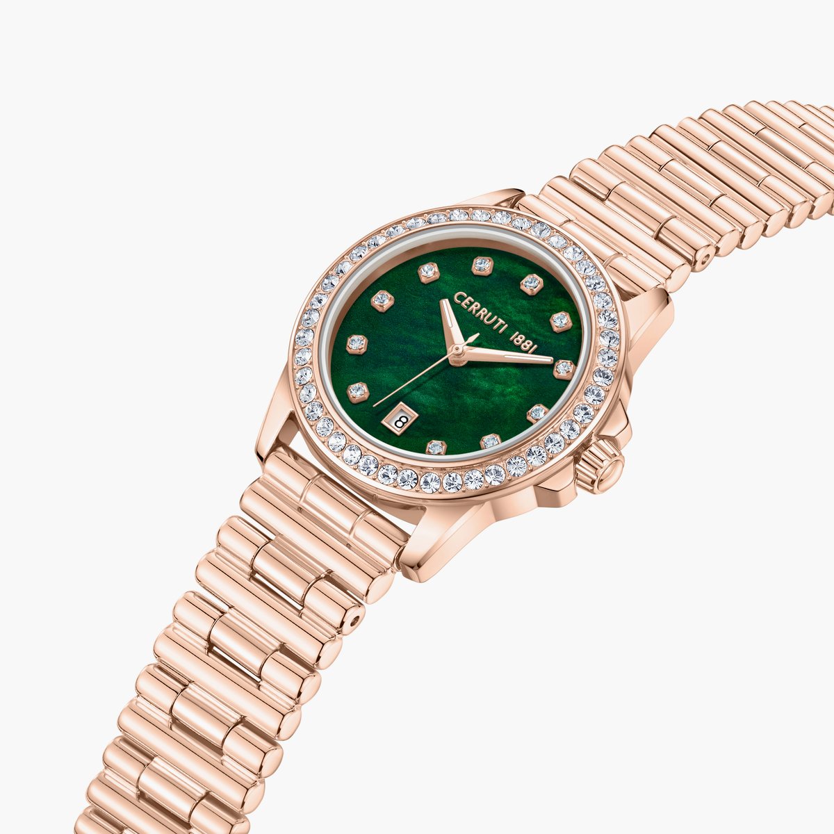 CERRUTI 1881 Crystal Dial Analog Watch - CECIWLH0051903 - KRISHNA WATCH COMPANY