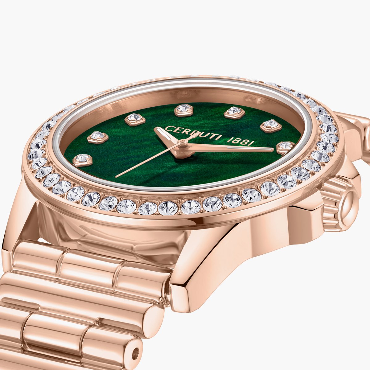 CERRUTI 1881 Crystal Dial Analog Watch - CECIWLH0051903 - KRISHNA WATCH COMPANY