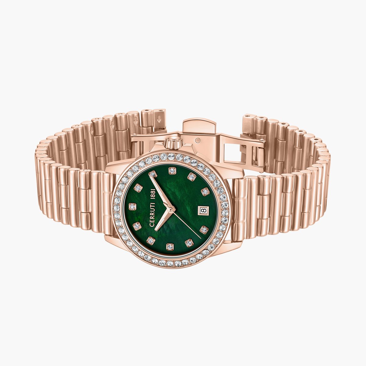 CERRUTI 1881 Crystal Dial Analog Watch - CECIWLH0051903 - KRISHNA WATCH COMPANY