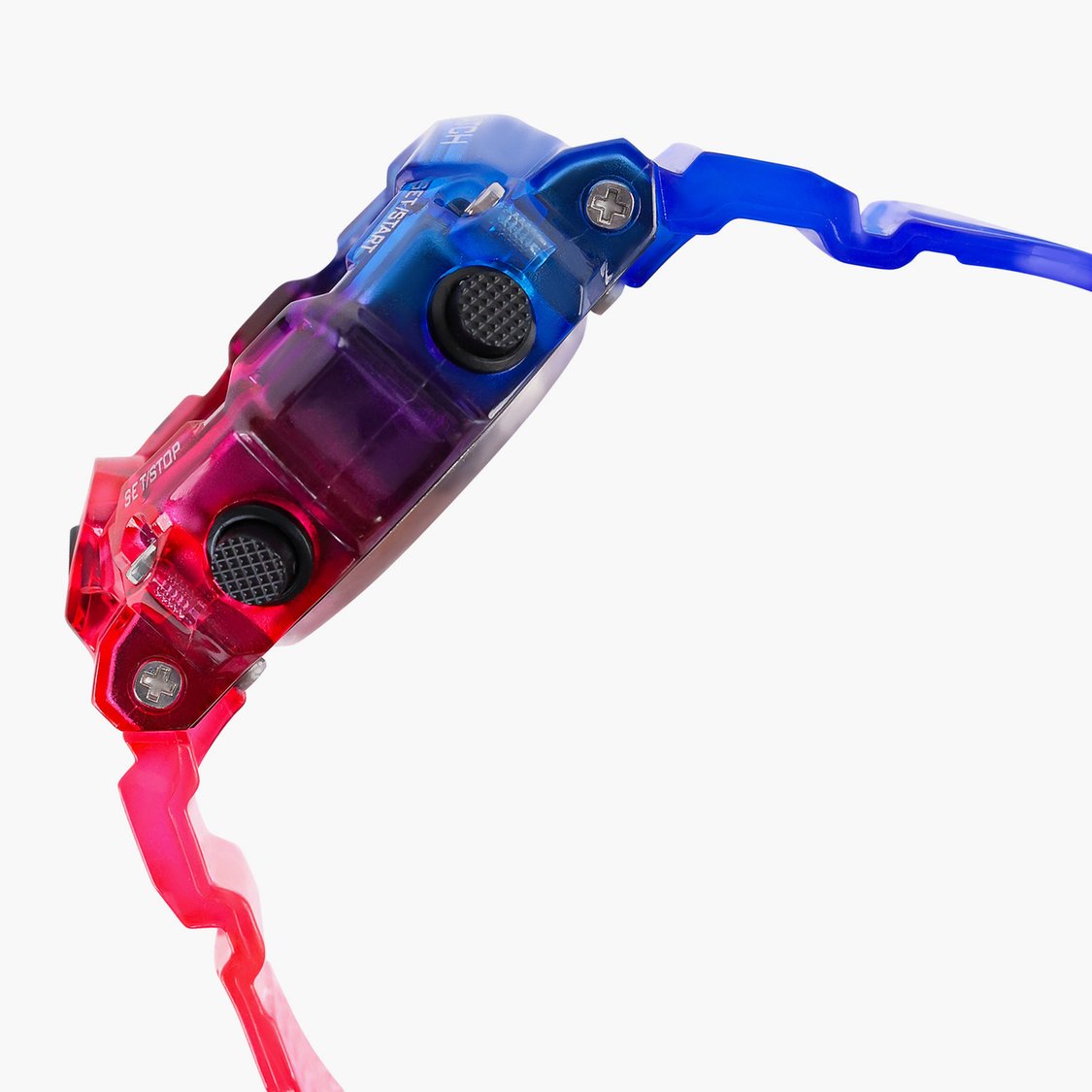 Zoop Digital Watch with Digital Dial & Transparent Blue Red Strap for Boys Kids, from House of Titan 16051pp05 - KRISHNA WATCH COMPANY