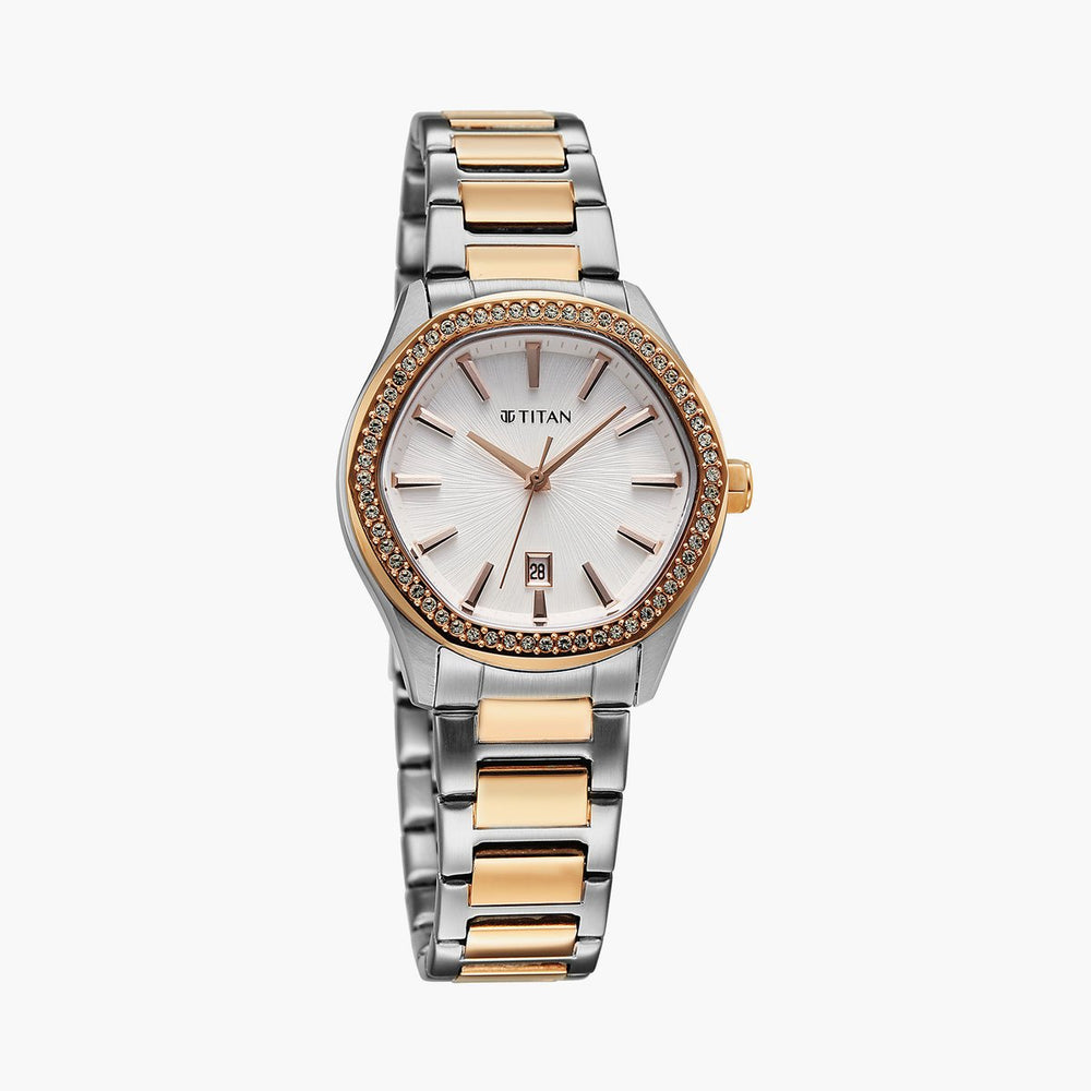 Titan Glamour Watch For Women - 95326KM01 - KRISHNA WATCH COMPANY