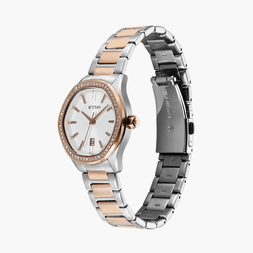 Titan Glamour Watch For Women - 95326KM01 - KRISHNA WATCH COMPANY