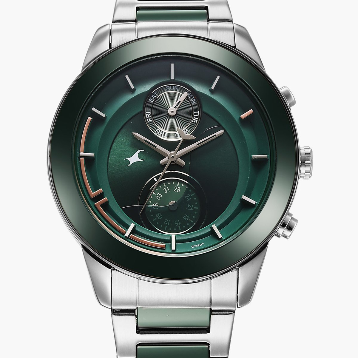 Fastrack Oceanyx - Ceramic Quartz Watch For Guys 3304KD04 - KRISHNA WATCH COMPANY