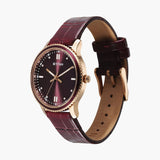 TITAN Purple Sports Fashion Leather Strap Analog Watch - 2766KL01