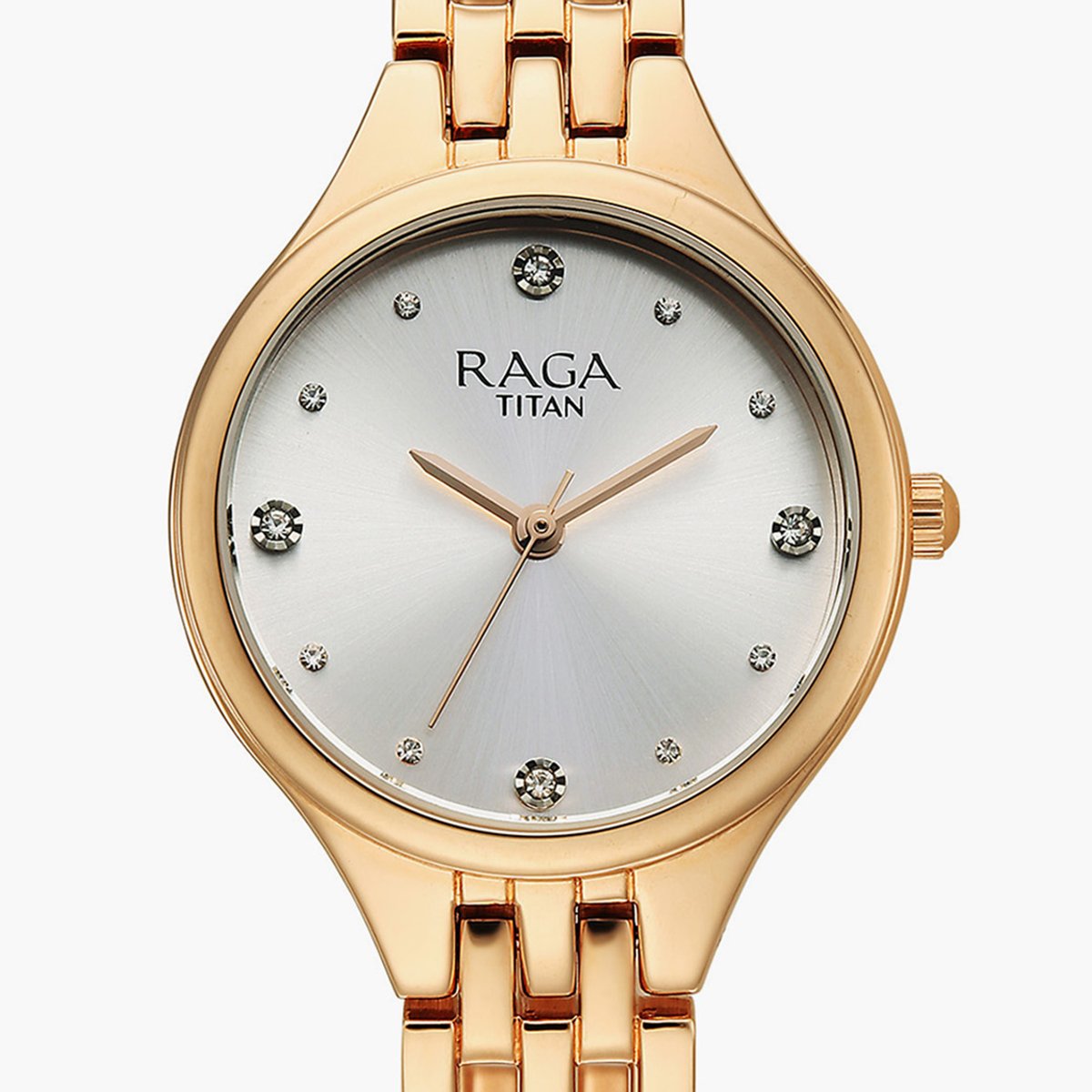 Titan Raga Showstopper Quartz Analog Watch For Women - 95356WM01 - KRISHNA WATCH COMPANY