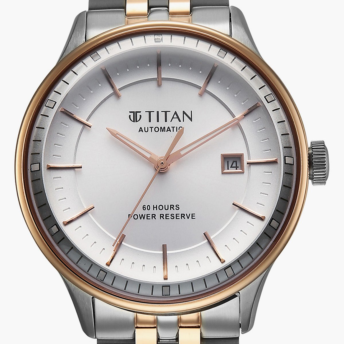 Titan Weekender 60 Hours Power Reserve Concealed Automatic Watch for Men - 90201KM01 - KRISHNA WATCH COMPANY