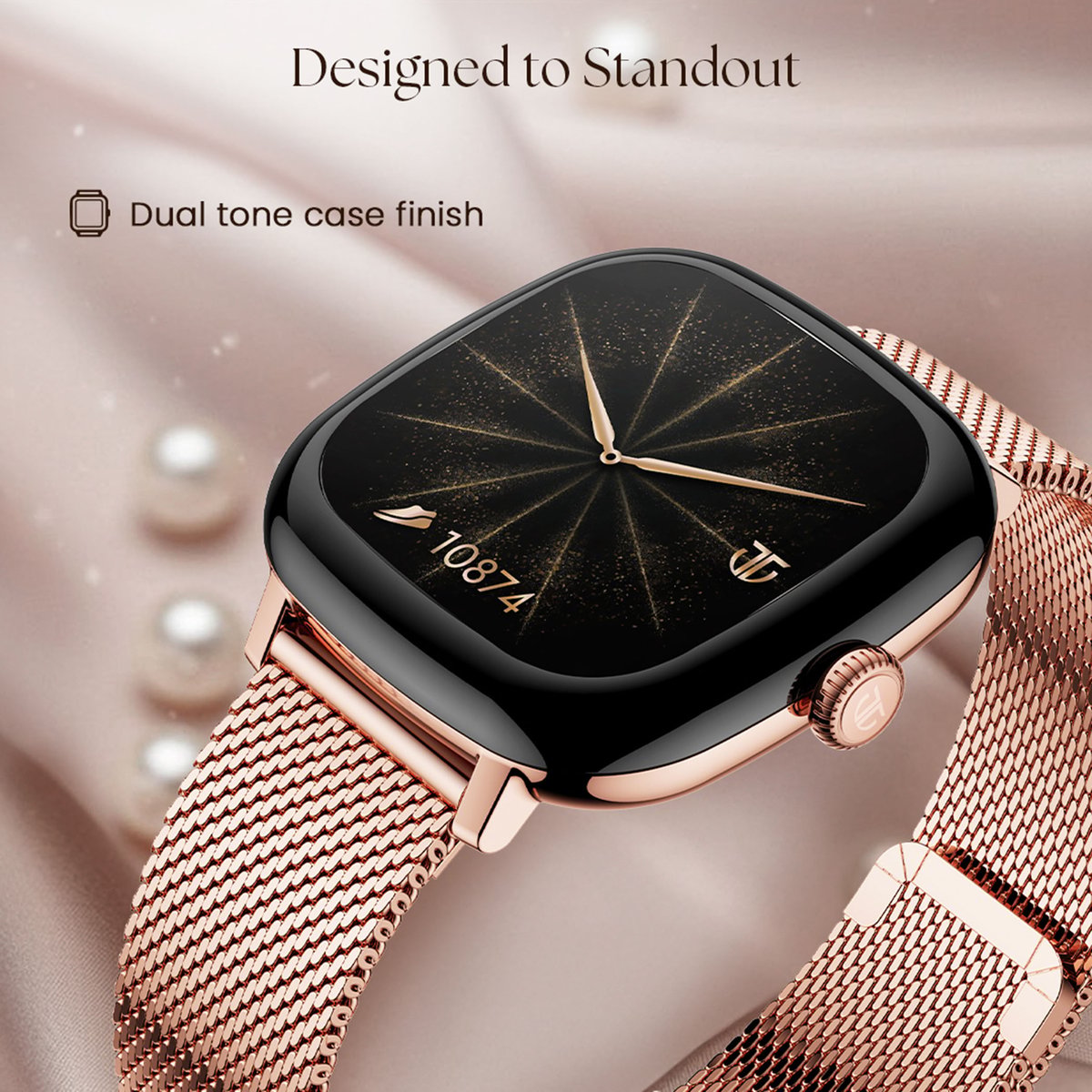 Titan AiRA Women Smartwatch - 95416KM01K - KRISHNA WATCH COMPANY