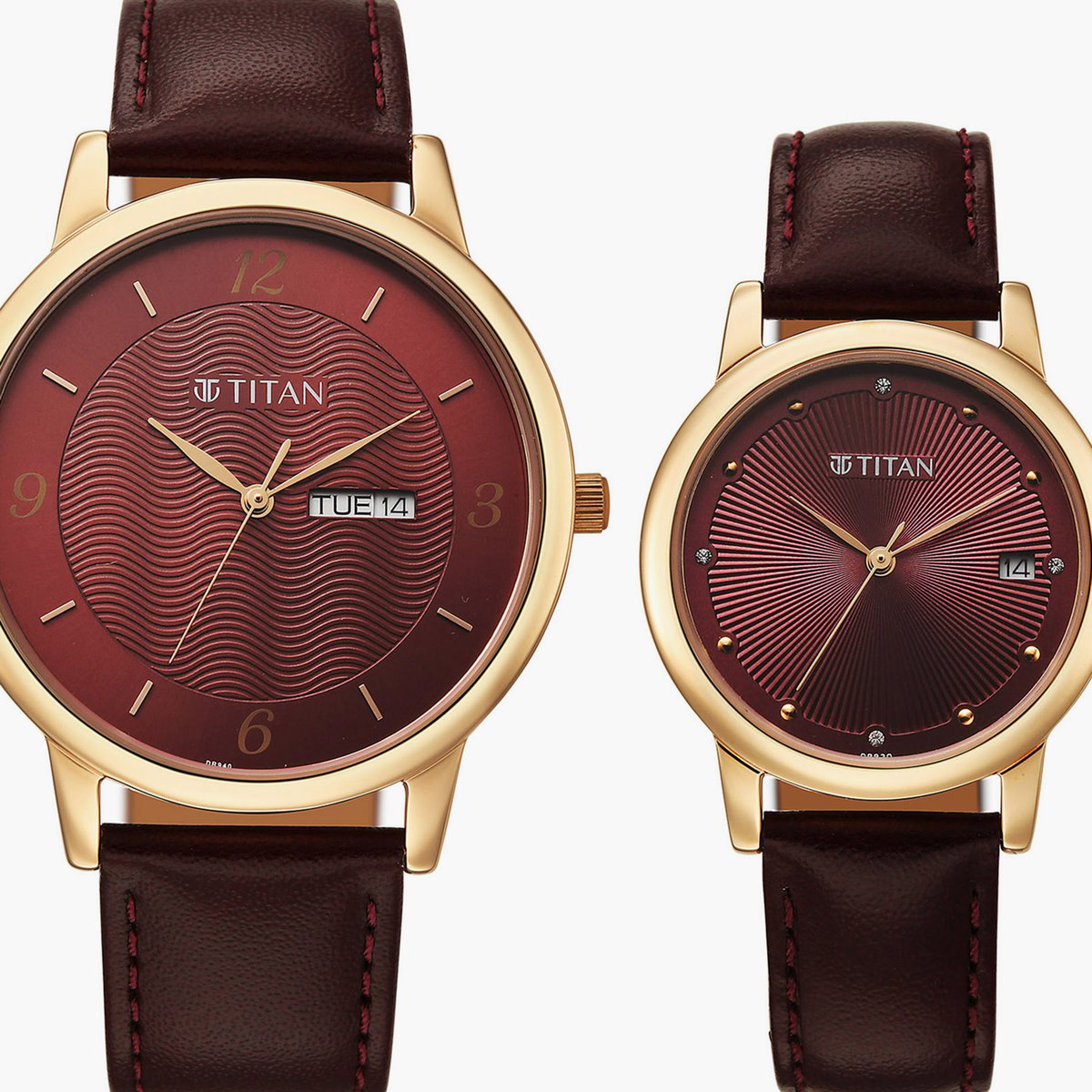 Titan Bandhan Eternal Pair Watch for Couples 19672967wl01 - KRISHNA WATCH COMPANY