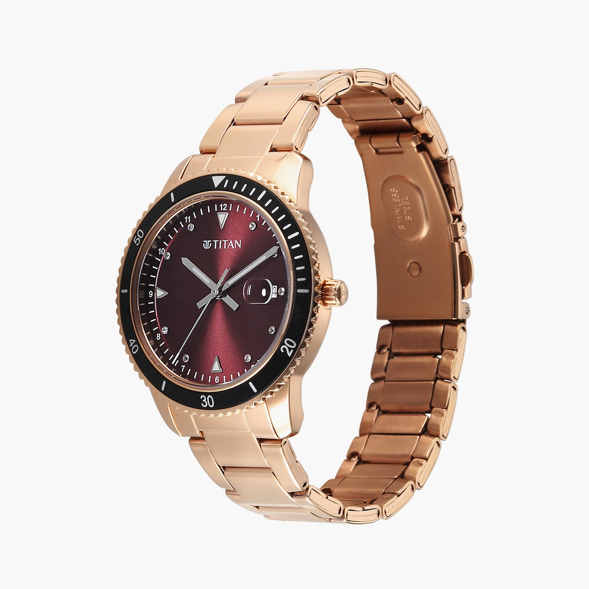 TITAN Purple Sports Fashion Phase II Analog Watch - 2768KM02 - KRISHNA WATCH COMPANY