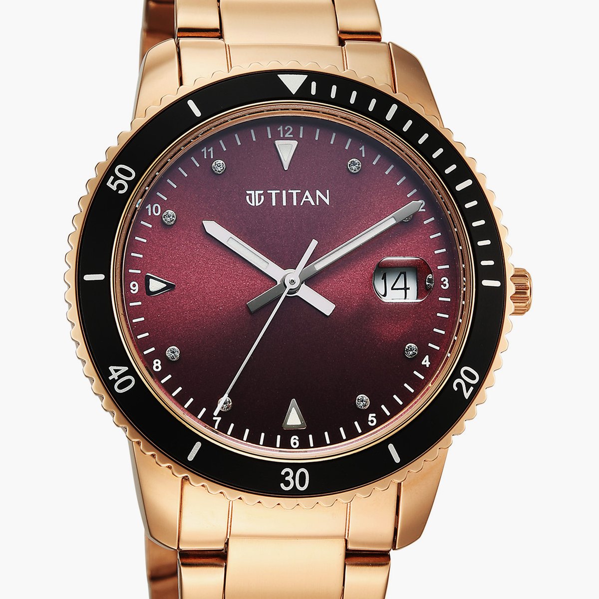 TITAN Purple Sports Fashion Phase II Analog Watch - 2768KM02 - KRISHNA WATCH COMPANY