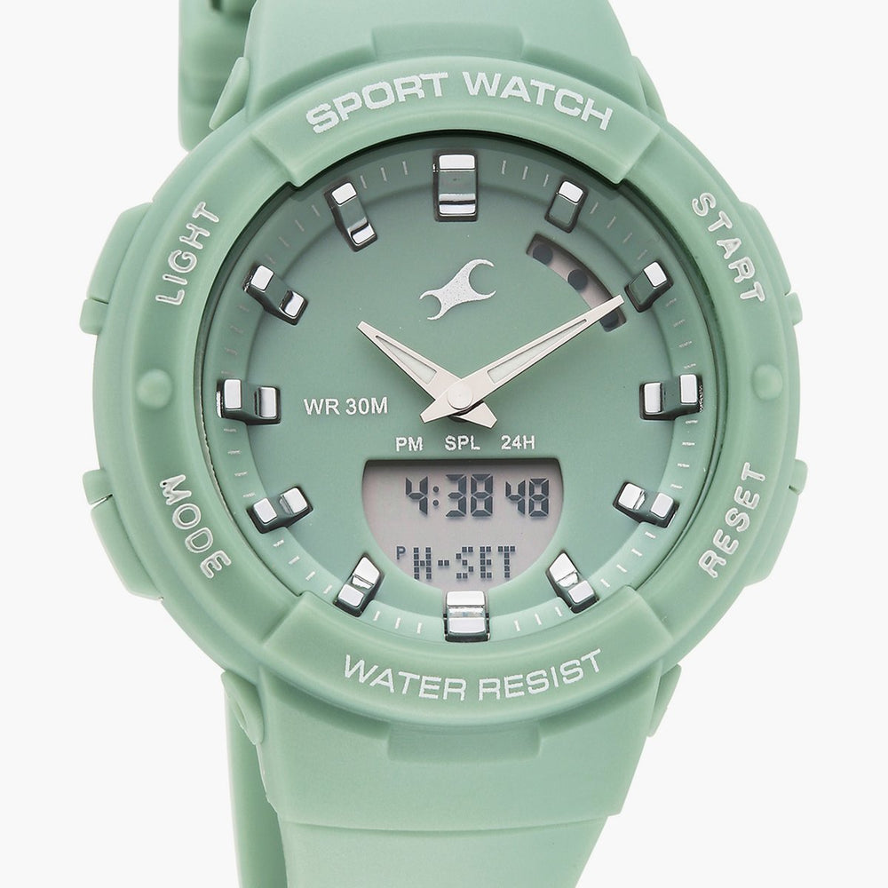 Fastrack Street Style Quartz Analog Watch For Girls - 68054PP03W - KRISHNA WATCH COMPANY