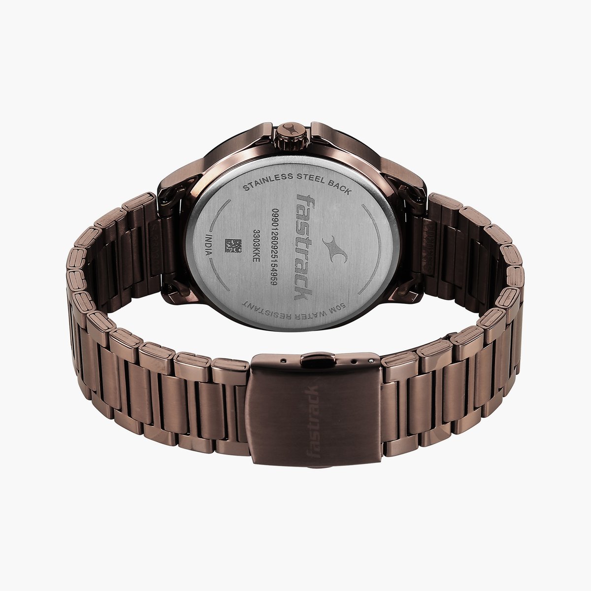 Fastrack Street Opulence Quartz Sun Moon Multifunction Watch For Guys 3303KM06 - KRISHNA WATCH COMPANY