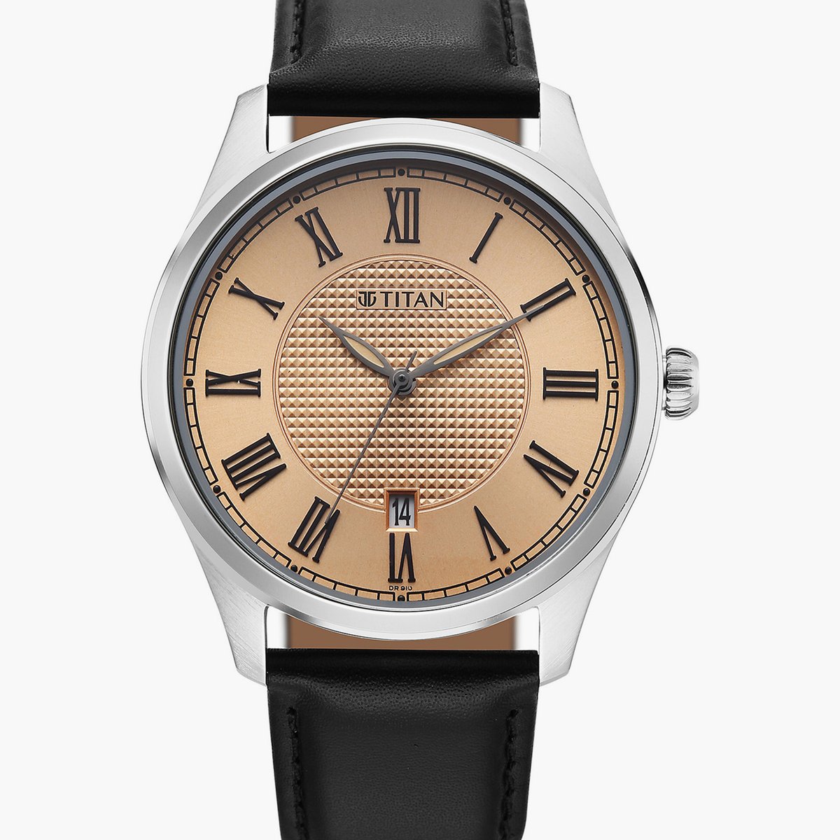 Titan Neo Roman Analog Watch for Men 10063SL01 - KRISHNA WATCH COMPANY