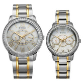 Titan Royal Bandhan Quartz Analog with Day and Date Watch For Couple 100022778bm01