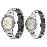Titan Royal Bandhan Quartz Analog with Day and Date Watch For Couple 100022778bm01