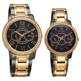 Titan Royal Bandhan Quartz Analog with Day and Date Watch For Couple 100022778km01