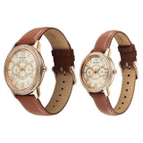 Titan Royal Bandhan Quartz Analog with Day and Date Watch For Couple 100022778wl01