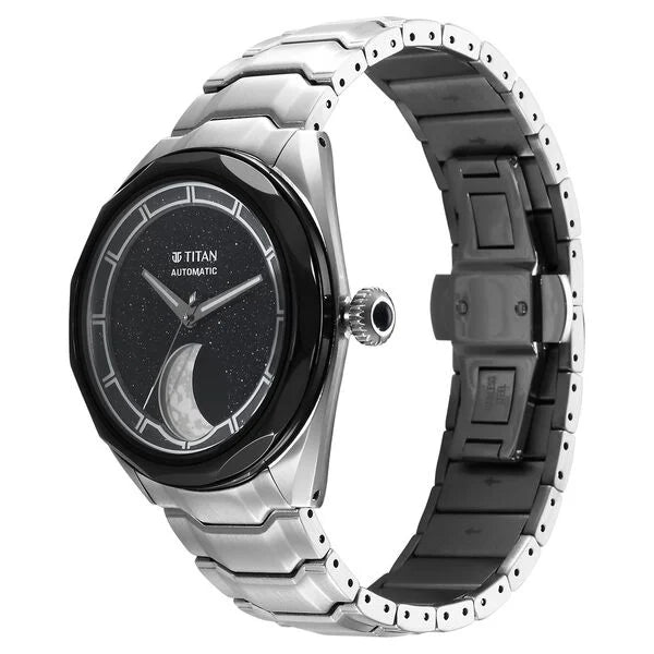 Titan Stellar Automatic For Men - 10011km02 - KRISHNA WATCH COMPANY